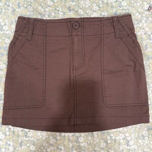 Wild Fable Chocolate Brown Cargo Skirt